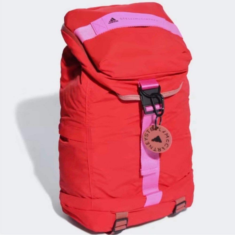 Adidas by Stella McCartney Red and Pink Backpack